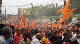 Ram Navami Festival Processions Celebration On Katwa By Rss (Bjp Party)