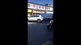 Huge convoy of bikers / hells angels in Blackpool