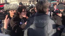 Tensions high at anti-semitism march in Westminster