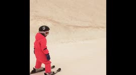 Orange snowfall hits Winter Olympics site in Sochi, Russia