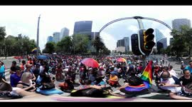 Mexico City Pride Parade - 360 degree footage