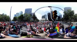 Mexico City Pride Parade - 360 degree footage