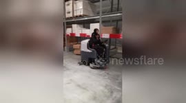 Newsflare Edit - Kid Steal Washing car from ikea