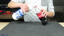 What will happen when we pour the bleach into coca cola ?