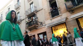 Holy Week Easter Parade in Trapani, Italia