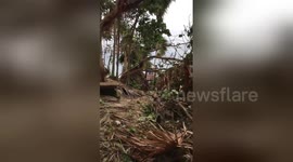 Newsflare Edit - Hurricane Irma, Beach Bar & Grill, Sol Palmeras, Varadero, Cuba