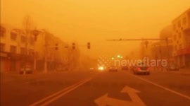Massive sandstorm hits Inner Mongolia