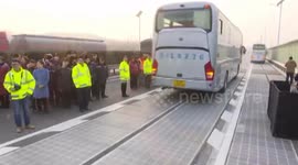 Solar highway in China to charge street lights, melt snow