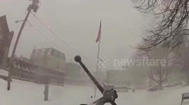 CRAZY White Out Blizzard. Rhode Island