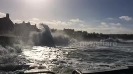 Large waves at Eyemouth