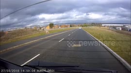 BMW overtaking learner driver the wrong side of roundabout