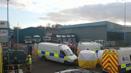 Police investigate suspect BMW at Ashley Wood Recovery in spy poisoning probe