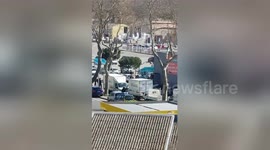 Hostage evacuation during terrorist attack in Trèbes