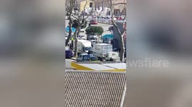 Video emerges showing hostage evacuation from France supermarket siege