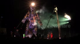 Cornwall's giant Man Engine tin puppet comes back to life for Easter