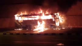 Busload of Burmese migrants burned alive in horror Thailand crash