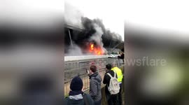 Newsflare Edit - Little fire outside Stansted. #stansted https://t.co/ixQK4qD8EE