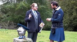 IMCF Medieval Combat 2018 draw ceremony with VIP guests at Scone Palace