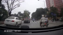 Accidents between motorbike and tricycle