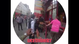 Chinatown Fight caught on Snapchat Spectacles