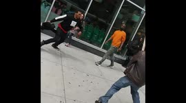 Fight in 125st harlem