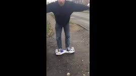 My dad on a Segway