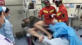 Steel bar impales in man's belly after crash