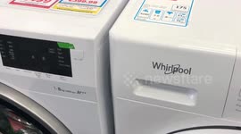 In the washing machine, dryer, tv shop