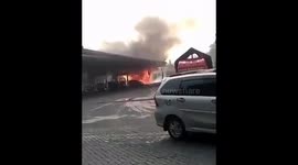 Gas Station Explode