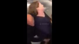 Woman goes insane on plane