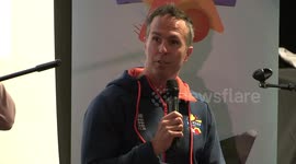 Michael Vaughan reveals his love of Curling and explains why he wants to take it up