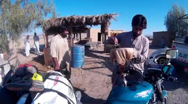 Roadside Homebrew Petrol in the Desert of Pakistan
