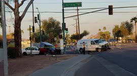 Crazy looking accident