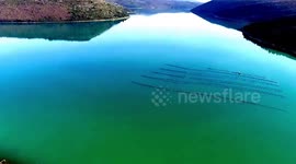 beautifull Mediterranean sea - coast -winter time