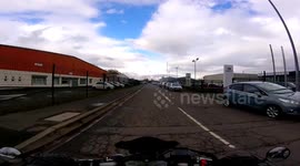 Audi Driver Pulls Out On Biker