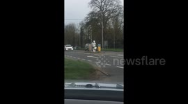 'Storm trooper' spotted going for a walk in Oxfordshire