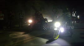 Competencia carreras clandestina de motos