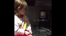 Cutest Google Home user!