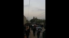 People are marching back from Great Return March in Gaza