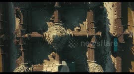 Angkor Wat Temple Downwards View