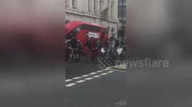 London's young cyclists protest against upsurge in knife crime