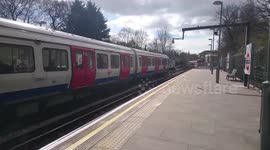 District Line Trains - East Putney