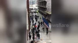 Newsflare Edit - Manchester Derby Fight