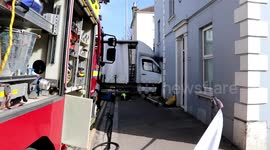 The Aftermath of a Van that crashed in to a house, Royal  Sussex County Hospital Brighton