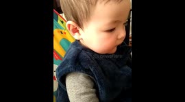 Baby eating