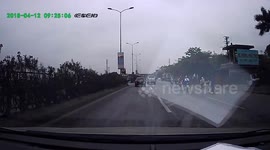 Traffic accidents caused by the car going in the opposite direction