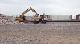 Diggers and Dumpers on the Beach