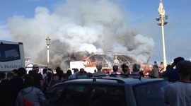 Eastbourne Pier Ablaze