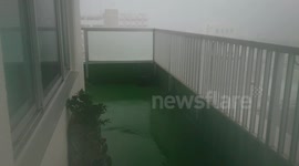 new typhoon in Okinawa