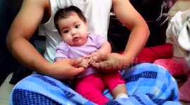 Chicken Dance baby Airyn 1st Dance
